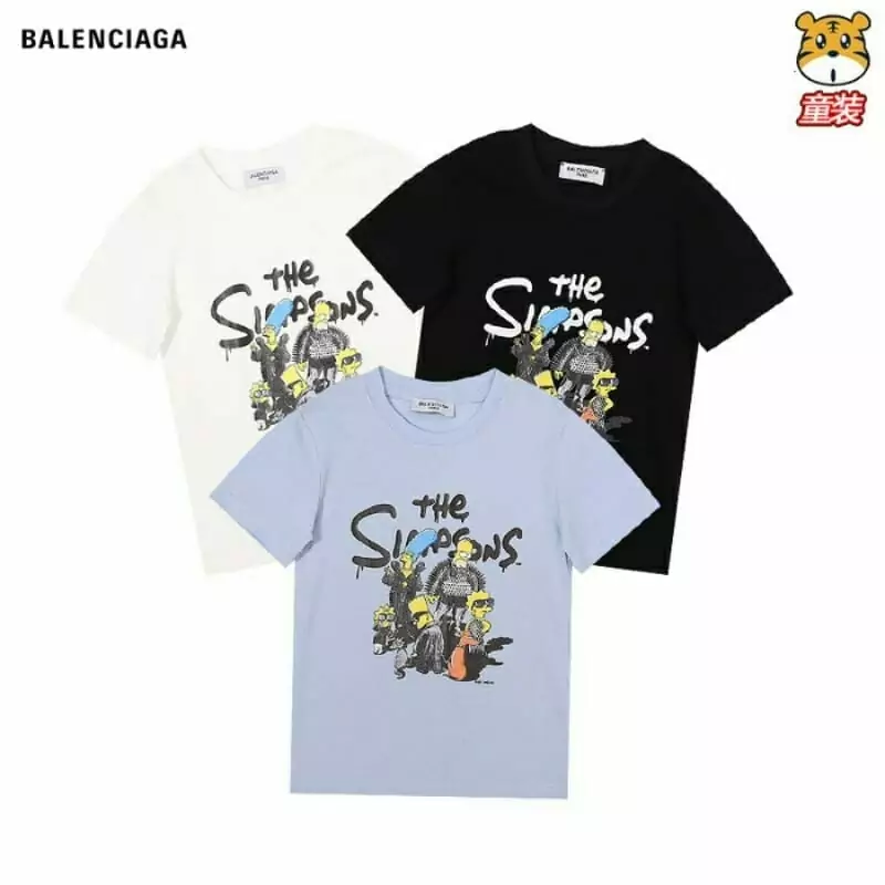 balenciaga enfants t-shirt manches courtes pour enfants s_a6a3331